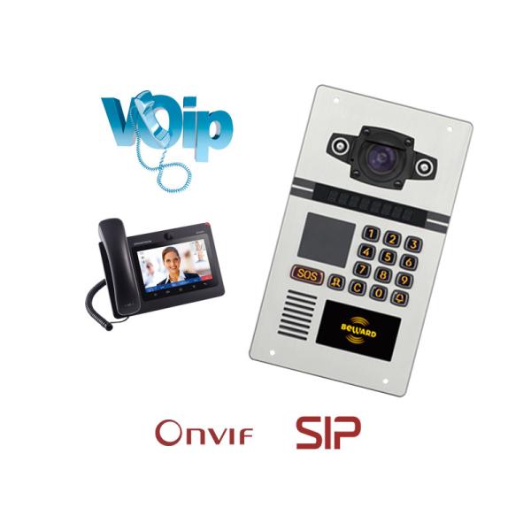 Quality Vandal Proof Apartment Video Intercom With Camera Door Entry Systems for sale