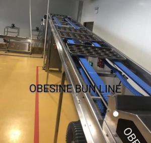 China Burger bun machines Bun slicer , OBESINE full automatic  Hamburger Bun  Production Line,Automatic bread production lines on sale