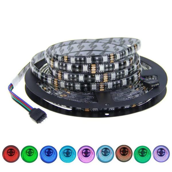 SMD 5050 LED RGB Strip Light IP67 Waterproof For Garden Bar Decoration
