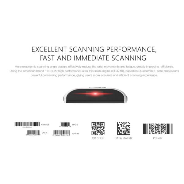 5.5 " PDA Digital Personal Assistant , Android 7.1 Portable Barcode Scanner QR Code Scanning