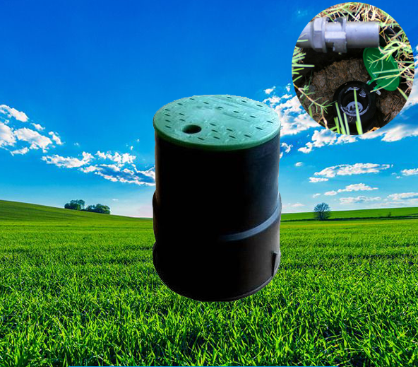 Irrigation Junction Valves Box Rectangular Sprinkler Access Box Black