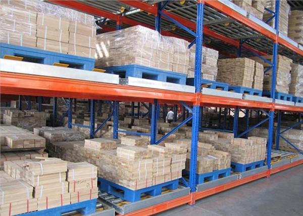 Strong Structure Gravity Racking System , Gravity Flow Racking Systems 8000kgs