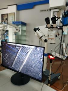 China Double Binocular Ophthalmic Surgery Microscope With CCD Camera on sale
