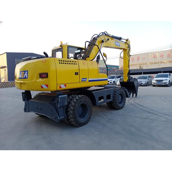 YUCHAI/YC4D125 Engine Powered Wheeled Mini Excavator With 15300kg Operating Weight