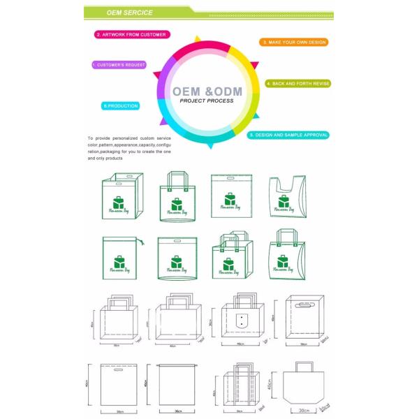 White Full Zipper Fabric Carrier Bags 90gsm Non Woven Bag Matt Finish CMYK Printing For Gift