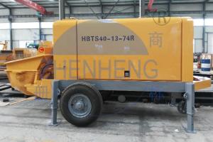 China Low Fuel Consumption Cement Mixer Pump Building Equipment Trailer Mounted on sale