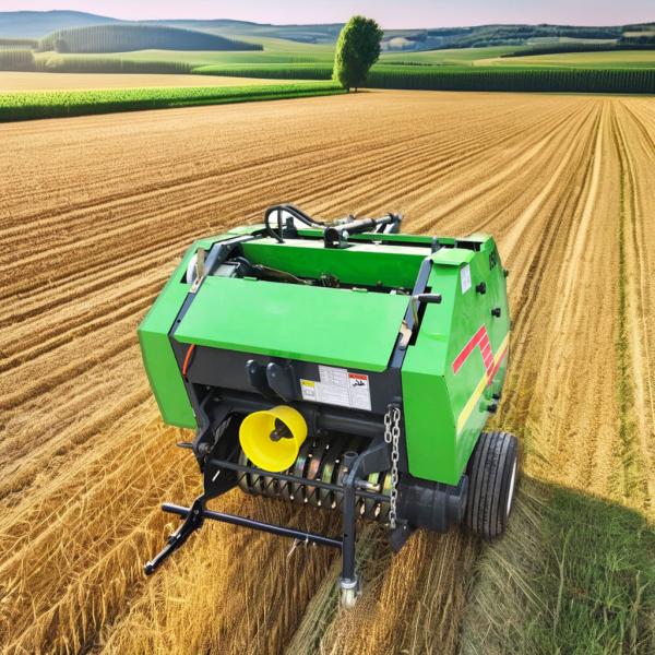 Mini Round Hay Baler Machine Agriculture Implement with Tractor for Farm Use 850
