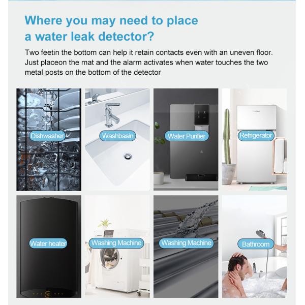 Whole House Smart Pipe Water Leak Detector Residential Leakproof Auto Shut Off