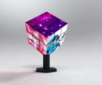 Quality Dynamic Creative LED Display Cube Screen P2.5 2.5mm OEM for sale