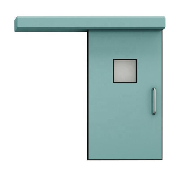 Grey Laboratory Clean Room Sliding Doors Steel Medical Clean Room Door