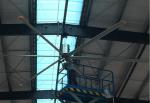 Workshop Pole Mounted HVLS Fan