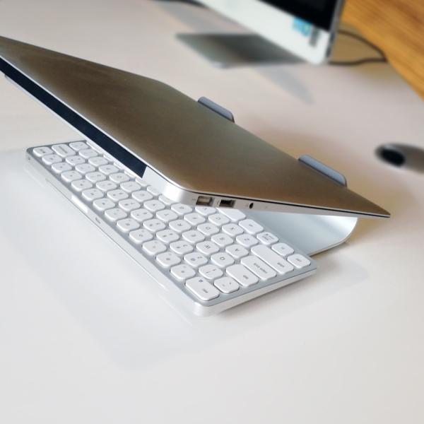 650g Aluminium Alloy Swivel Laptop Holder 220mm Length For Notebook