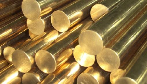 UNS C60800 Bronze Round Bar , Aluminum Bronze Rod Elongation Break Tested