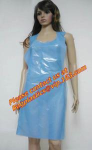 China Colorful HDPE APRON, kitchen apron, disposable, aprons, LDPE apron, HDPE apron, PE apron on sale