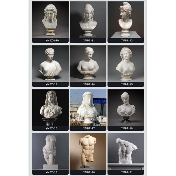 Stone David Statue Statue David Life Size Famous White Marble Bust Statue