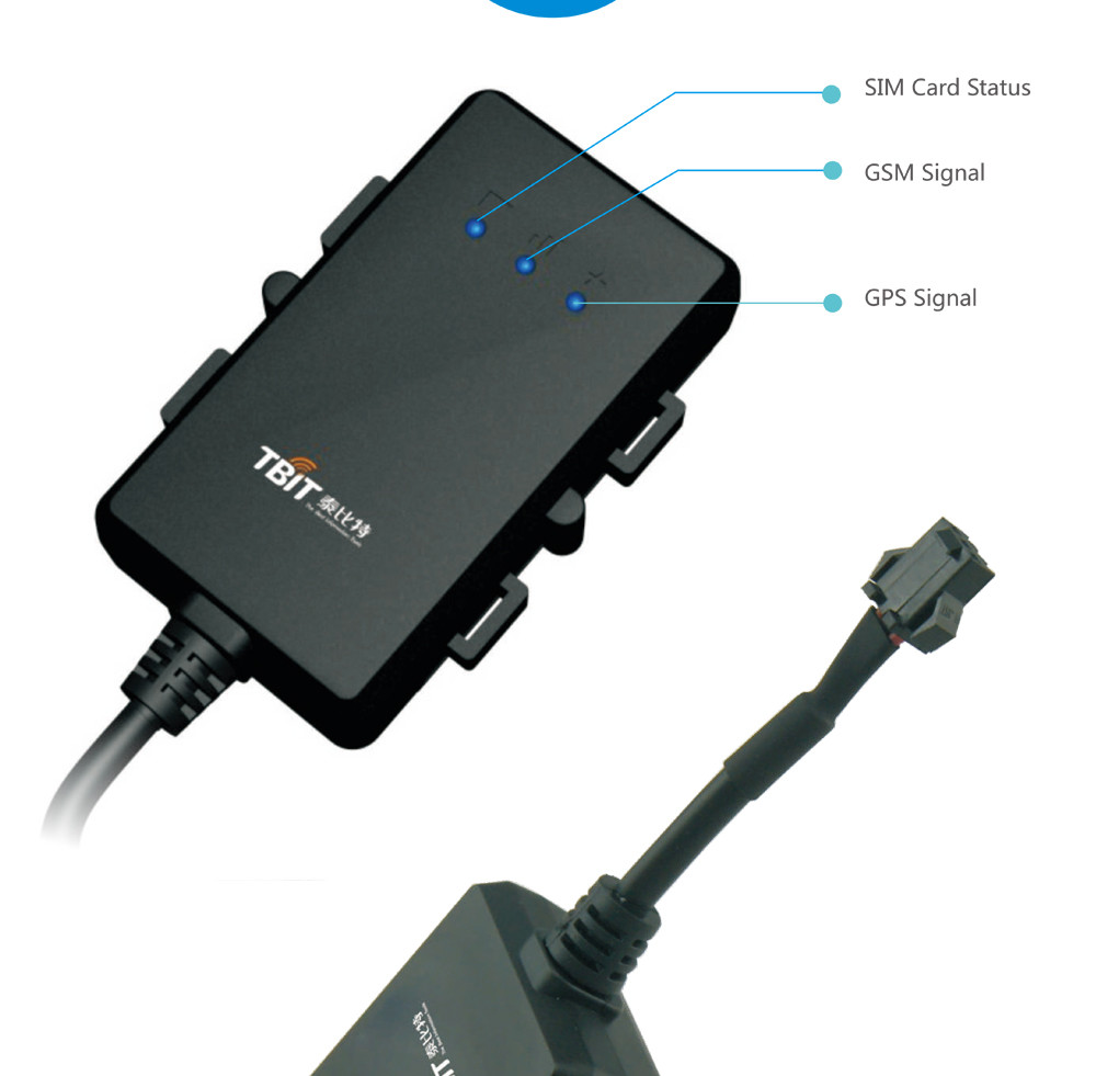 Smart Electric Motorcycle Mini GPS Tracker Device With High Sensitive Sensor / Alarm