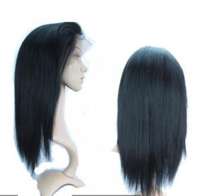 China Remy Brazilian Front Lace Human Hair Wigs 1b# 2# 4# / Wavy Lace Front Wigs on sale