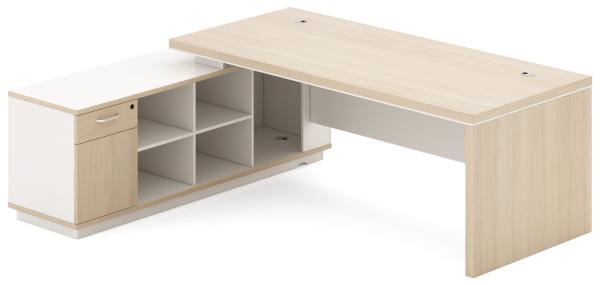 Quality Veneer Panel Office Desk Computer Table High Density MDF Board for sale
