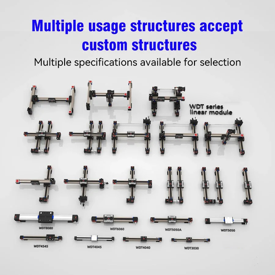 Precision And Performance Customized Stroke 50-4000mm XYZ 3-Axis CNC Gantry Robot Linear Module