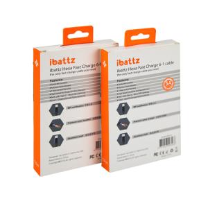 157gsm Varnishing data cable packing box Paper Boxes With Clear Window