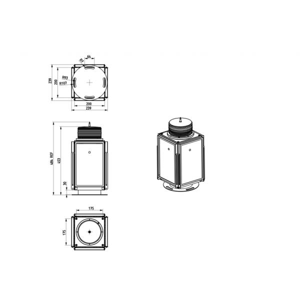 10nm Visibility Bridge Navigation Lights Solar LED Flashing Pattens