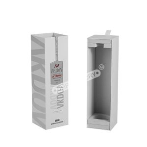 Wholesale White Paper Cardboard Wine Drawer Box With Metal Plate Logo from china suppliers