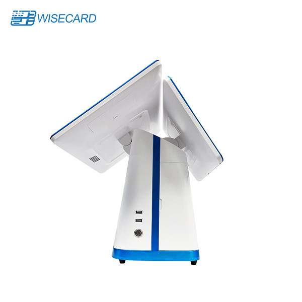 Electronic Dual Screen POS Machine Square Android Window POS Touch Screen Terminal