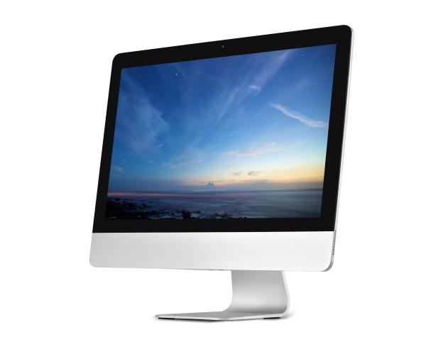 Quality White 21.5 Inches Windows Desktop All In One Computers Touch Screen Mutiple Surface for sale