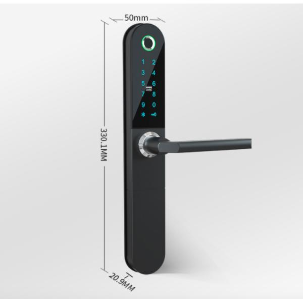 TT Smartlife Security Fingerprint Wifi Smart Door Lock With Keypad