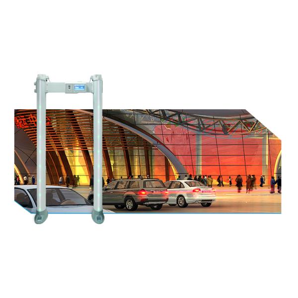 Unfold / Fold Walk Through Metal Detector Door Frame Digital Signal Control