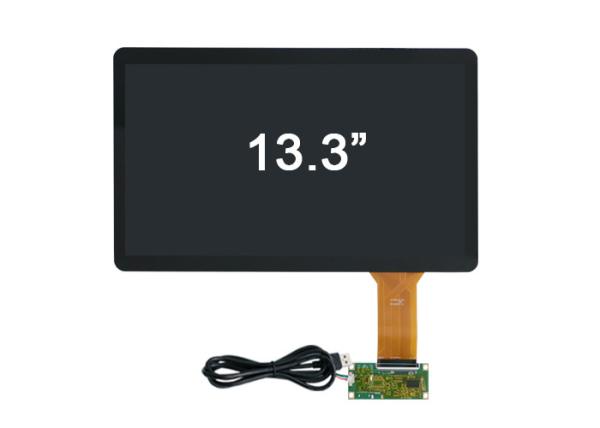 Quality 13.3 Inch Capacitive G+G PCAP Touch Display Screen with USB Controller Board for sale