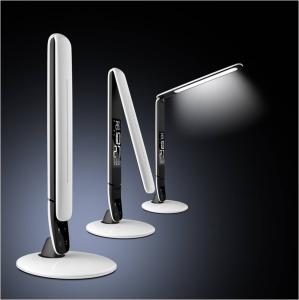 China Contemporary Rechargeable Battery Operated Desk Lamp With Alarm Clock on sale