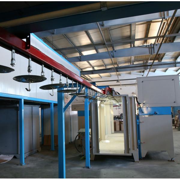 Compact Automatic Powder Coating Line Easy Control Automated Powder Coating Systems