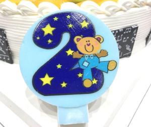 Wholesale Cute Round Shape Number Printable Birthday Candles For Cake Decorating No Smoking from china suppliers