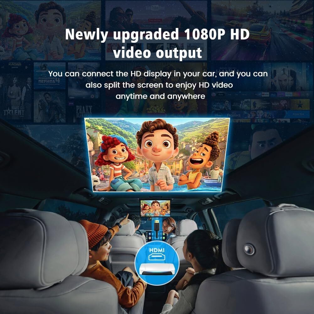 Wireless Adapter Carplay And Andriod Auto To Youtube Netflix Magicbox For Android 13 Car Play TBox UHD Android Auto Box SDM660 4G 64Gb