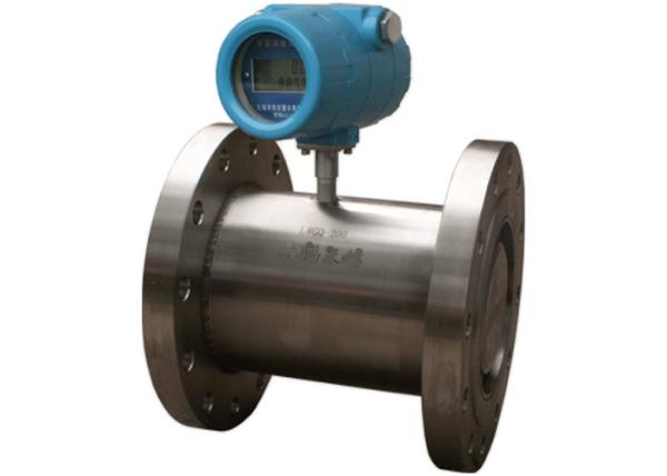 Quality Output 4 - 20mA Gas Turbine Flow Meter Natural Gas With Local LCD Petroleum for sale