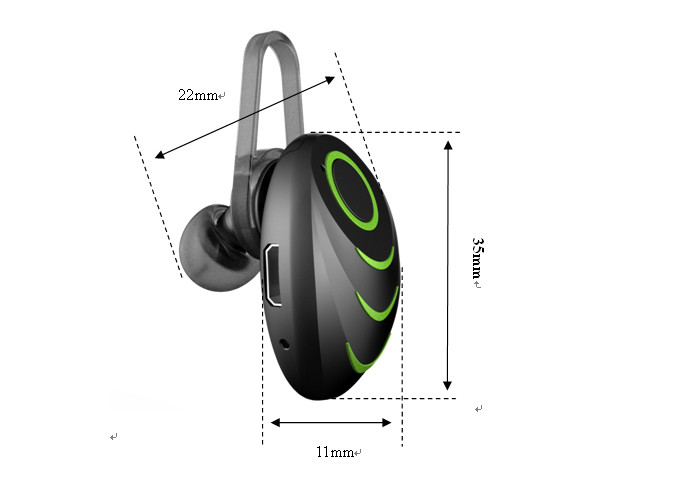 Amazon Private Design Waterproof Wireless Bluetooth Headphones Mini Type Noise Cancelling