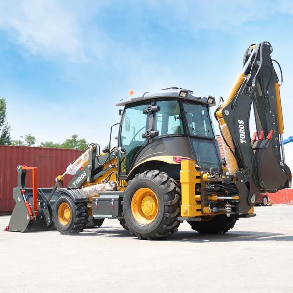 Quality 2500kg Wheel Loader Backhoe Big Backhoe Loader Multiple Function for sale