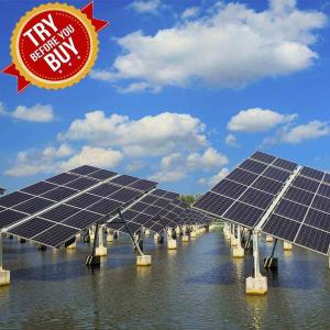 Wholesale Rust Protection PV Mounting Brackets Fishing-Light Complementary Solar Panel Ground Mounting System For Fish Farm from china suppliers