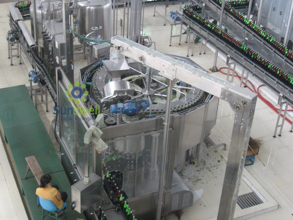 Wholesale Rotary Automatic Beer Filling Machine , Multi-Head Volumetric Filling Machine from china suppliers