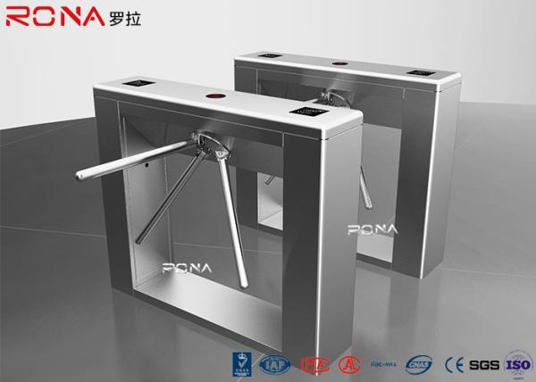 Quality Half Height Pedestrian Turnstile Gate CE Approval With Network Access Control for sale