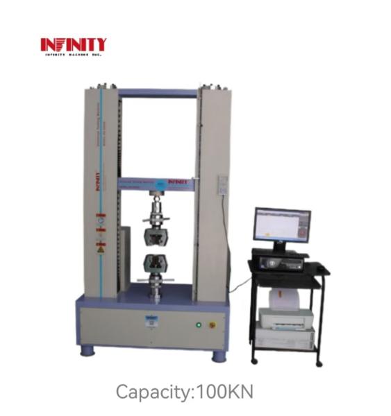 100KN Servo Controlled Universal Tensile Testing Machine for Pushing and Bending