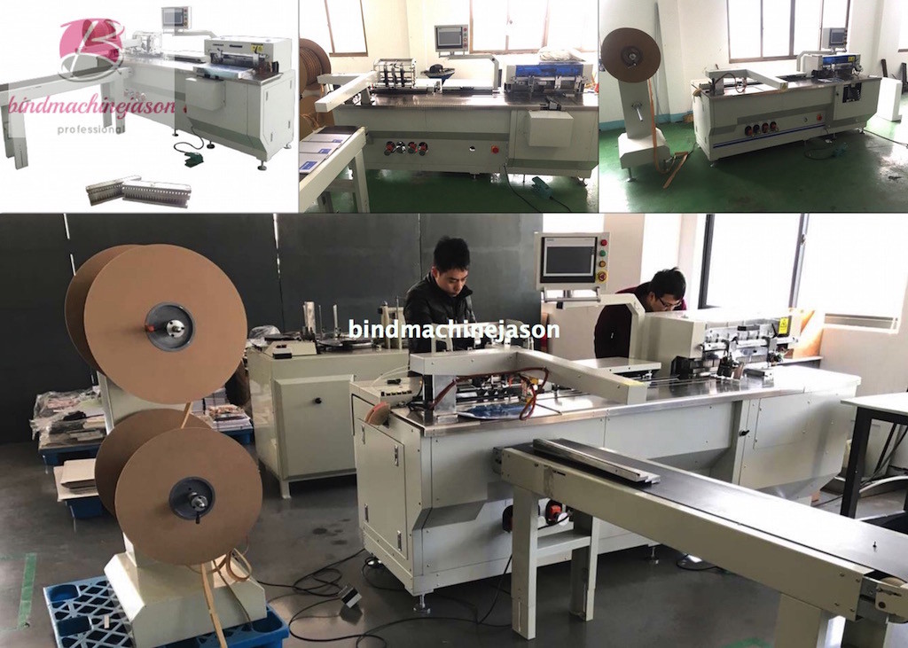 Automatic twin ring binding machine with hole punching function PBW580 
