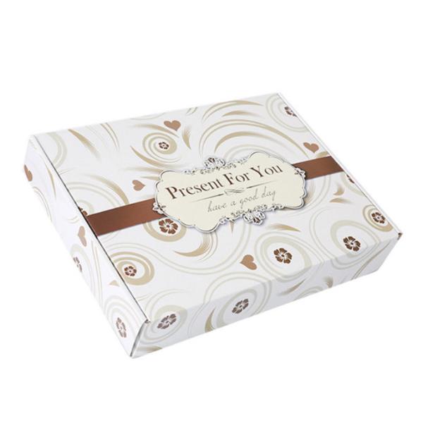 Matt Lamination Aircraft Drawer Paper Box White Card Color Boutique Gift Box