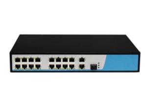 Wholesale High Reliability 19 Port POE Ethernet Switch , 9.2Gbps Ethernet Switch Powered By POE from china suppliers