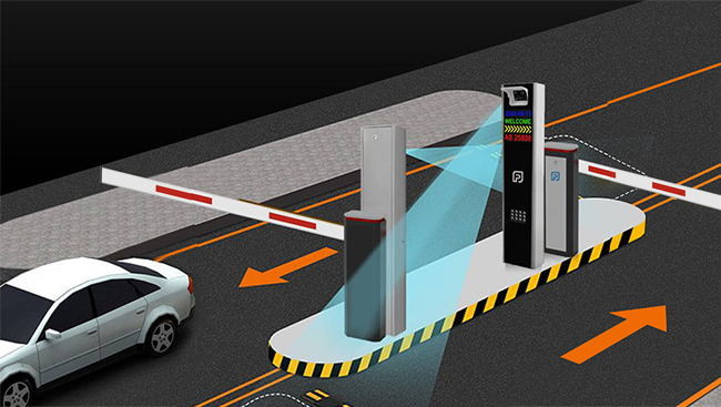 5MP LPR Camera System Smart Car Parking Controller With LED Display