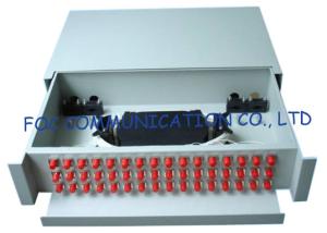 Wholesale High strength Sliding Fiber Optic Patch Panel / FC 48 port patch panel from china suppliers