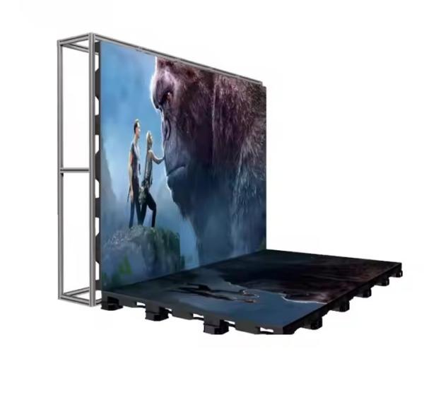Quality Floor Lighting Interactive LED Floor with High Refresh Rate of 3840hz/s and Glowing Lighting Effect for sale