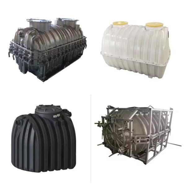 OEM Customer Rotational Moulds Cylindrical PE Plastic Underground Tanks UV Resistant For Storing Liquids
