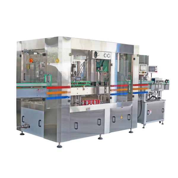 Soda Beer Can Packaging Machine 3000cph 5000 Cph Automatic Can Sealer